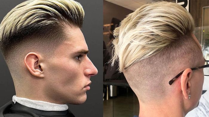 Tóc undercut nam ombre